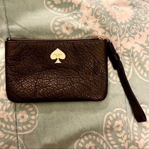Kate Spade ♠️ Black Wristlet